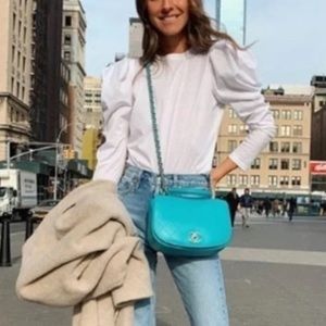 long sleeve puff sleeve top from somethingnavy - never worn